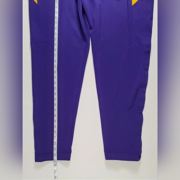 Nike NBA LA Lakers XXL-Tall Player Issued Tear Away Therma Flex Pants Purple - Picture 3 of 12